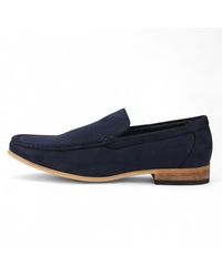 Infinity Leather - Suede Loafers Lightweight Slip-On Casual Shoes Faux Leather - Lyst