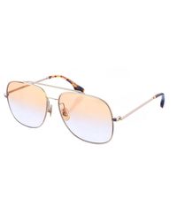Victoria Beckham - Metal Sunglasses With Rectangular Shape Vb215S - Lyst