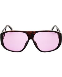 Guess - Dark Havana Frame Sunglasses - Lyst