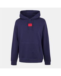 HUGO - Long Sleeve Contemporary Sweatshirt - Lyst