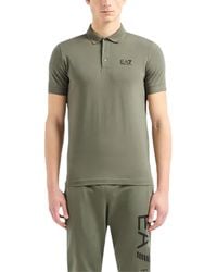 Emporio Armani - Ea7 8Npf04 Pjm6Z Polo T Shirts Jersey Cotton Top Summer Tee - Lyst