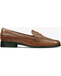 Clarks - Hamble Loafer Tan Leather Shoes - Lyst