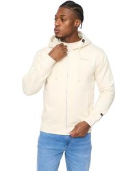 Crosshatch - Allmoor Full Zip Hoodie (Neutral) - Lyst