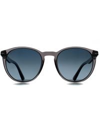 Persol - Round Transparent Light Gradient Dark Polarized Po3152S - Lyst