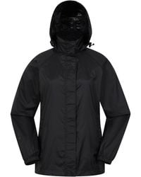 Mountain Warehouse - 'Pakka' Packable Jacket Waterproof Breathable Adjustable Hood Rain Coat Polyamide - Lyst