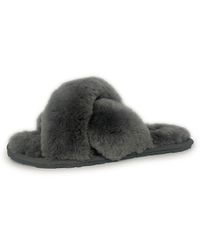 Aus Wooli - Australia Sheepskin Wool Brighton Slippers - Lyst