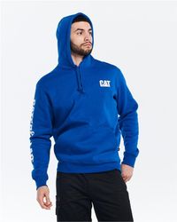 Caterpillar - Trademark Banner Cotton Hooded Sweatshirt - Lyst
