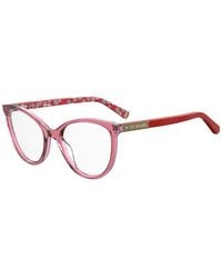 Love Moschino - Acetate Frames With Grid Pattern - Lyst