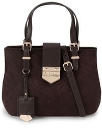 Carvela Kurt Geiger - Suedette Maria Mini Weave Bag - Lyst