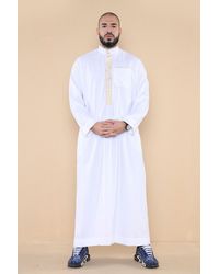 Thobez - Thobe Jubba Emirati Islamic Arabic Eid Embroidery Kaftan Jubbah Robe - Lyst