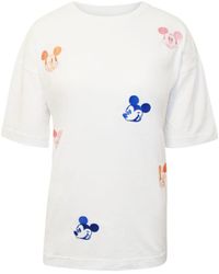 Disney - Ladies Mickey Mouse Head Oversized T-Shirt () Cotton - Lyst