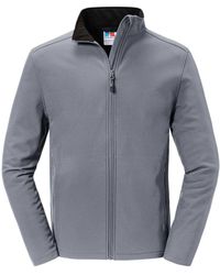 Russell - Essential Soft Shell Jacket (Iron) - Lyst