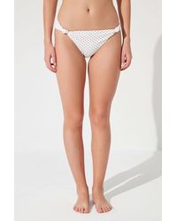Penti - Low-Waist Polka Dot Hipster Bikini Bottoms - Lyst