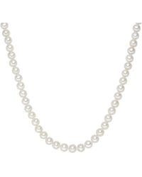 Valero Pearls - Fresh Water Cultured Pearl Necklace - Lyst