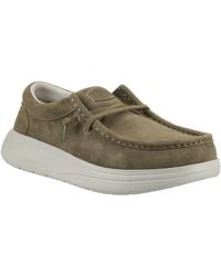 HEYDUDE - Wally X Suede Herren Mokassins Aus Wildleder - Lyst