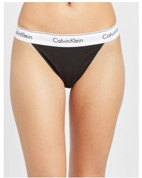 Calvin Klein - Womenss Modern Cotton String Thong - Lyst