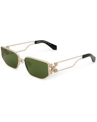 Off-White c/o Virgil Abloh - Accessories Off Allen Rectangle Sunglasses - Lyst