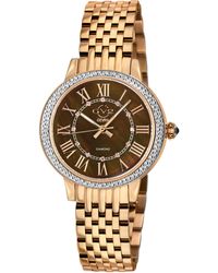 Gv2 - Astor Iii Mop Dial Swiss Quartz Stainless Steel Diamond Watch - Lyst