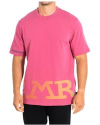 La Martina - Short Sleeve T-shirt Smr312-js303 Man Cotton - Lyst