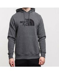 The North Face - Drew Peak Embroidery Overhead Hoodie Cotton - Lyst