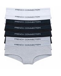 French Connection - 7 Pack Cotton Ladies Hipster Full Briefs - Lyst