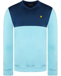 Lyle & Scott - Golf Blauwe Trui - Lyst