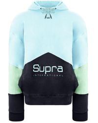 Supra - Long Sleeve Pullover 92 Fleece Hoodie 102552 366 Cotton - Lyst