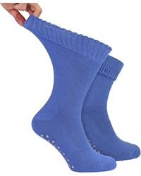 Dr.Socks - Extra Wide Winter Bed Socks With Grips - Lyst
