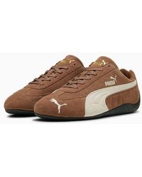 PUMA - Speedcat Og Leather Coffee/Ivory Trainers - Lyst