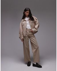 TOPSHOP - Cinch Low Rise Relaxed Jean - Lyst
