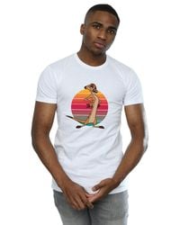 Disney - The Lion King Timon Sunset T-Shirt Cotton - Lyst