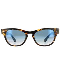 Ray-Ban - Rectangle Havana Gradient Sunglasses - Lyst