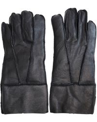 Infinity Leather - Sheepskin Gloves With Roll Up/Down Cuff - Lyst