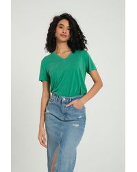 Hiccup - V Neck Basic T-Shirt - Lyst
