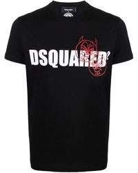 DSquared² - T-shirt Met Logoprint - Lyst