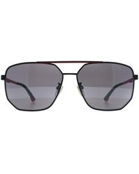 Police - Aviator Semi Matte Smoke Mirror Splb36 Synth 1 Metal - Lyst