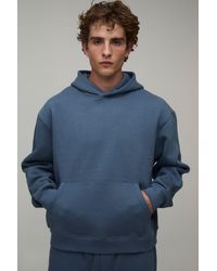 BoohooMAN - Essential Oversized Boxy Over The Head Hoodie - Lyst
