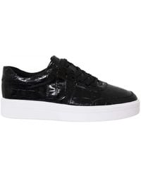 Clarks - Hero Walk Black Trainers Patent Leather - Lyst
