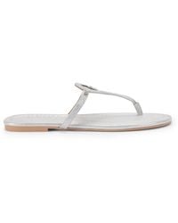 Kurt Geiger - Heart T Bar Flat Sandals - Lyst