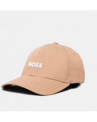 BOSS - Zed Cotton-Twill Six-Panel Cap With Embroidered Logo - Lyst