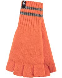 Heat Holders - Knitted Fingerless Reflective Gloves For Winter - Lyst