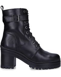 Carvela Kurt Geiger - Leather Secure Lace Up Ankle Boots - Lyst