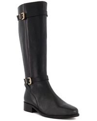 Dune - Ladies Tepi Buckle-Detail Casual Knee-High Boots - Lyst