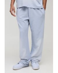 BoohooMAN - Relaxed Fit Washed Rhinestone Sweatpants - Lyst