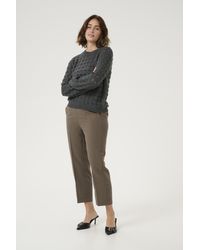 Kaffe - Strickpullover Regular Fit Dark - Lyst
