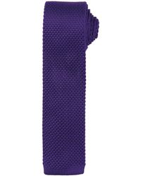 PREMIER - Slim Textured Knit Effect Tie (Pack Of 2) - Lyst