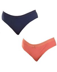 DIM - Pack-2 Hipster Panties With Matching Interior Lining D09Ak - Lyst