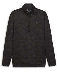 PUMA - Cloudspun Camo 1/4 Zip Pullover - Lyst