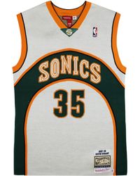 Mitchell & Ness - X Clot M&N Seattle Supersonics Knitted Kevin Durant Jersey - Lyst
