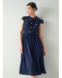 LK Bennett - Dr Paige Bow Detail Dress - Lyst